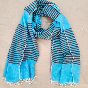 Cotton striped handloom scarves
